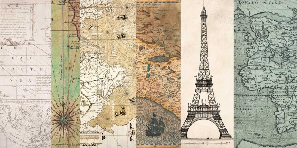 Art Print: Cahiers de voyage I