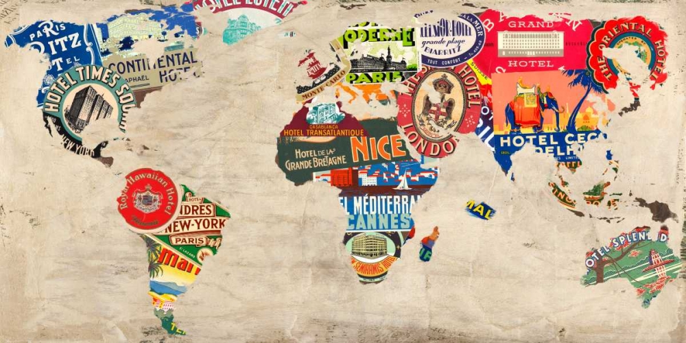 Wall art: Bon Voyage, by Joannoo