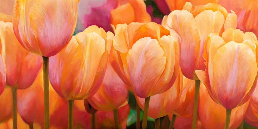 Wall Art Painting id:42875, Name: Summer Tulips, Artist: Villa, Luca