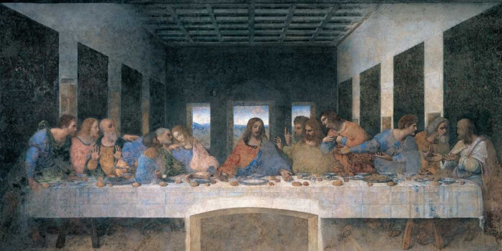 Wall Art Painting id:43171, Name: L ultima cena, Artist: da Vinci, Leonardo