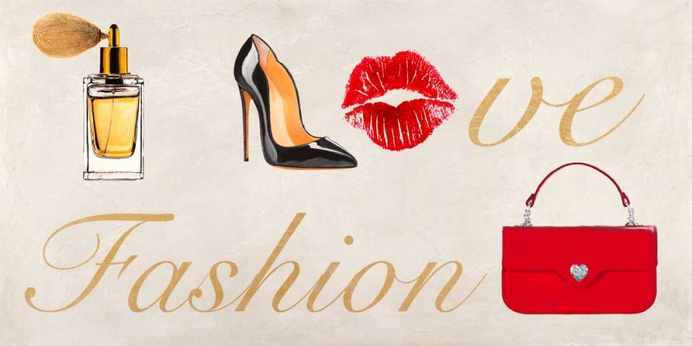 Art Print: I Love Fashion