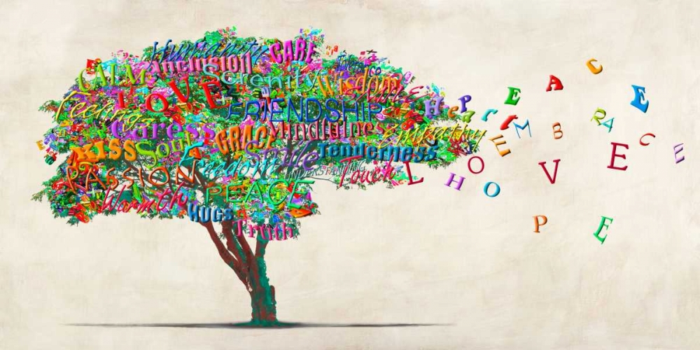 Wall art: Tree of Humanity, by Rodrigues, Malìa