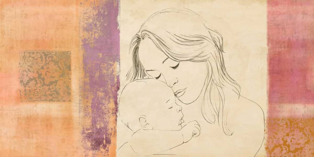 Wall art: Maternite III, by Roux, Simon