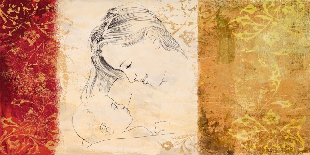 Wall art: Maternite II, by Roux, Simon