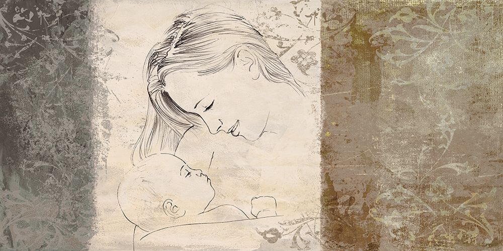 Wall Art Painting id:354260, Name: Maternite II (neutral), Artist: Roux, Simon