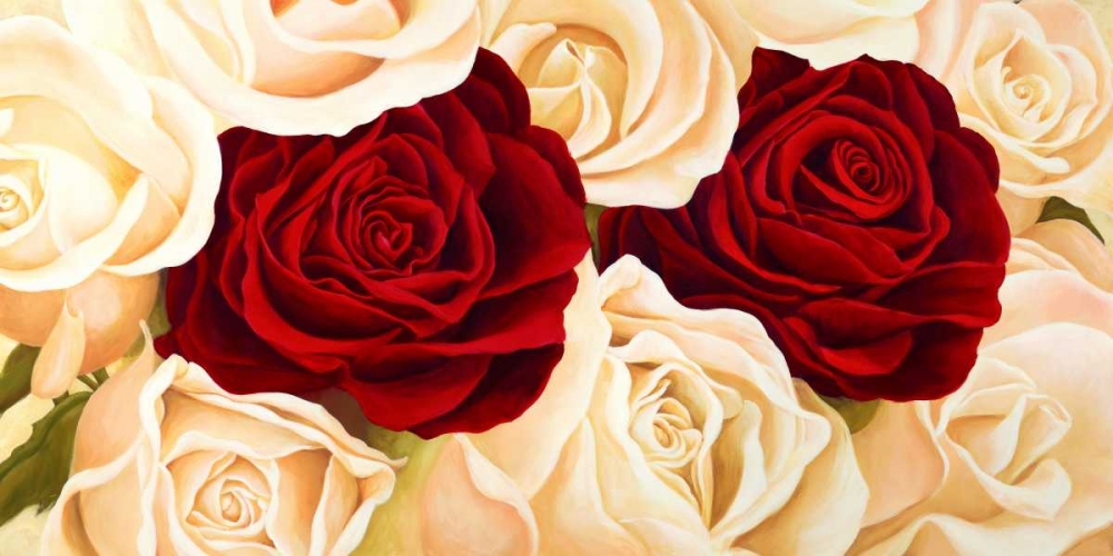 Wall Art Painting id:42844, Name: Rose composition, Artist: Biffi, Serena