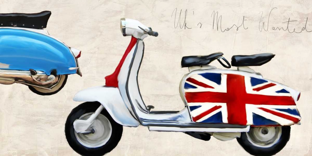 Wall art: Uks Most Wanted, by Rizzardi, Teo