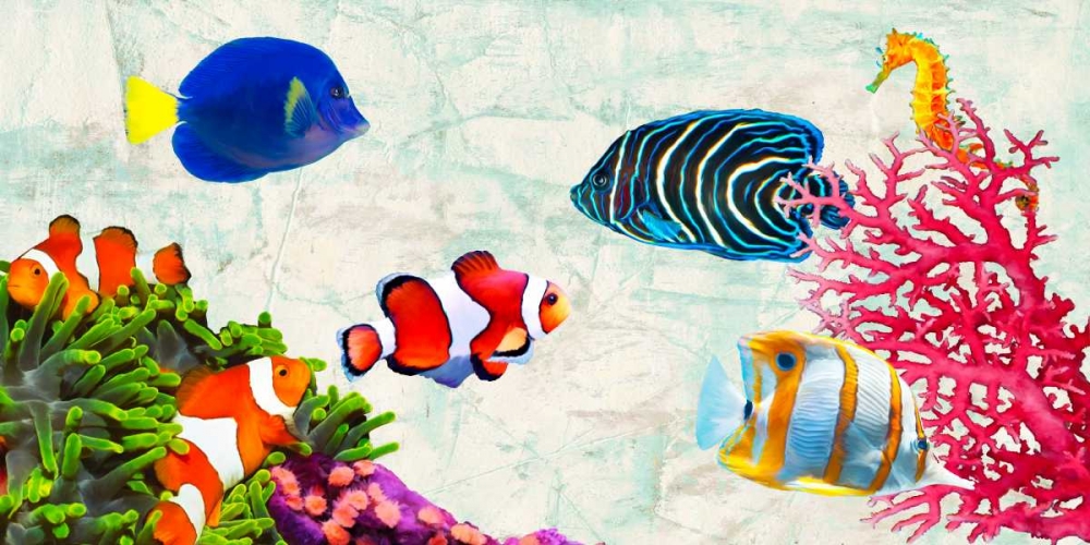 Wall Art Painting id:43346, Name: Tropical People, Artist: Rizzardi, Teo