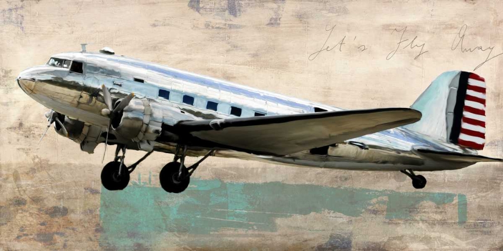 Wall art: Lets Fly Away, by Rizzardi, Teo