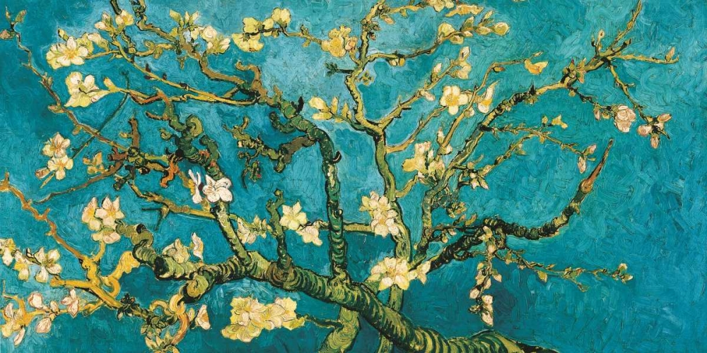 Wall art: Mandorlo in fiore, by Van Gogh, Vincent