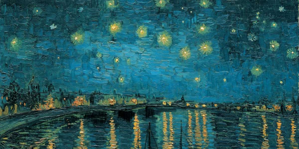 Wall Art Painting id:43114, Name: The Starry Night, Artist: Van Gogh, Vincent