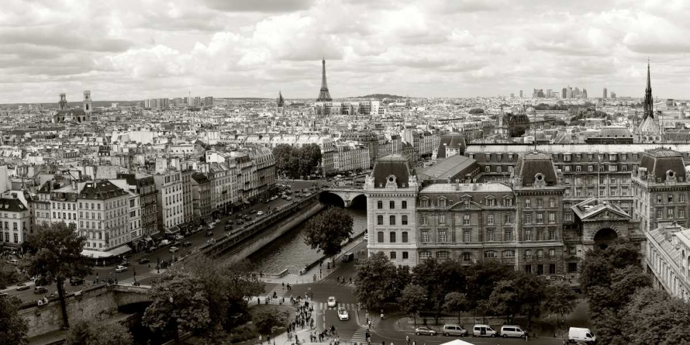 Wall Art Painting id:117978, Name: Paris Panorama, Artist: Ratsenskiy, Vadim