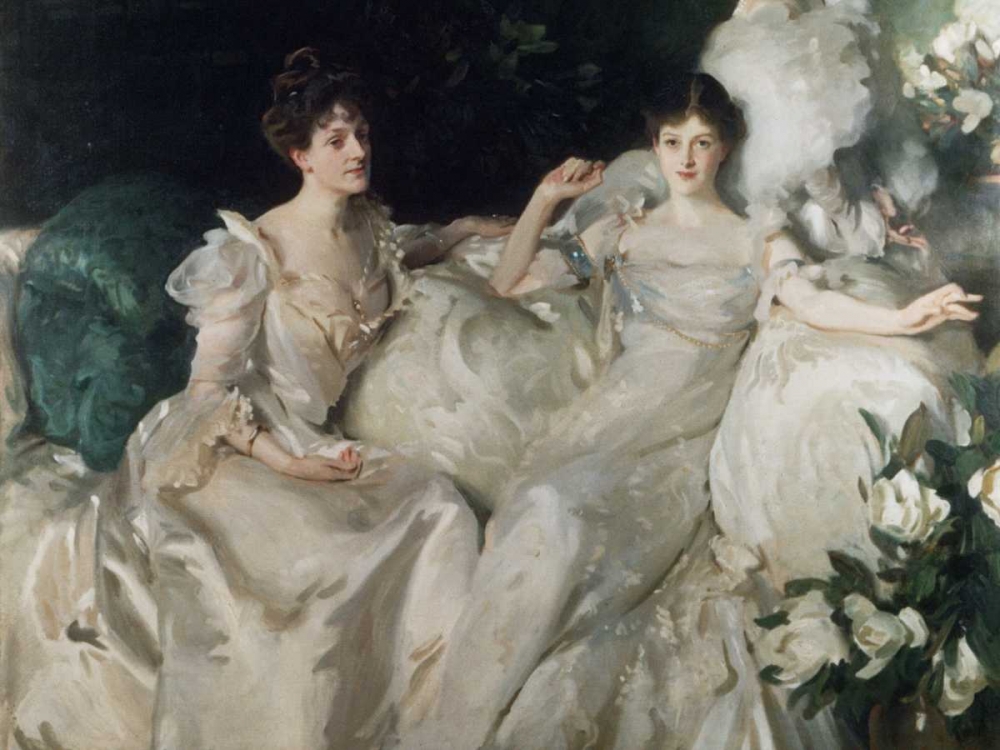 Wall Art Painting id:43978, Name: The Wyndham Sisters, Artist: Singer Sargent, John