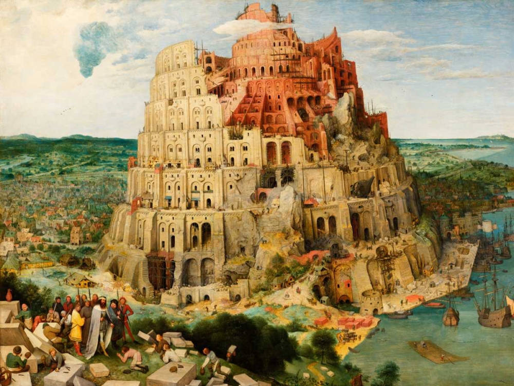 Art Print: The Tower of Babel 