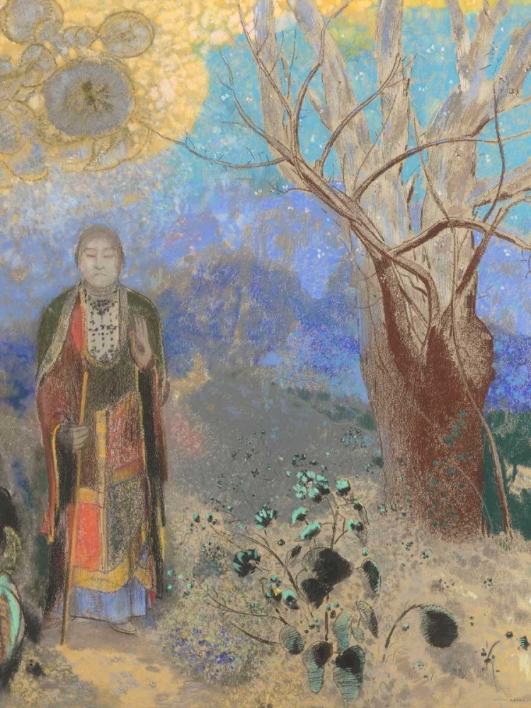 Wall Art Painting id:162899, Name: Buddha, Artist: Redon, Odilon