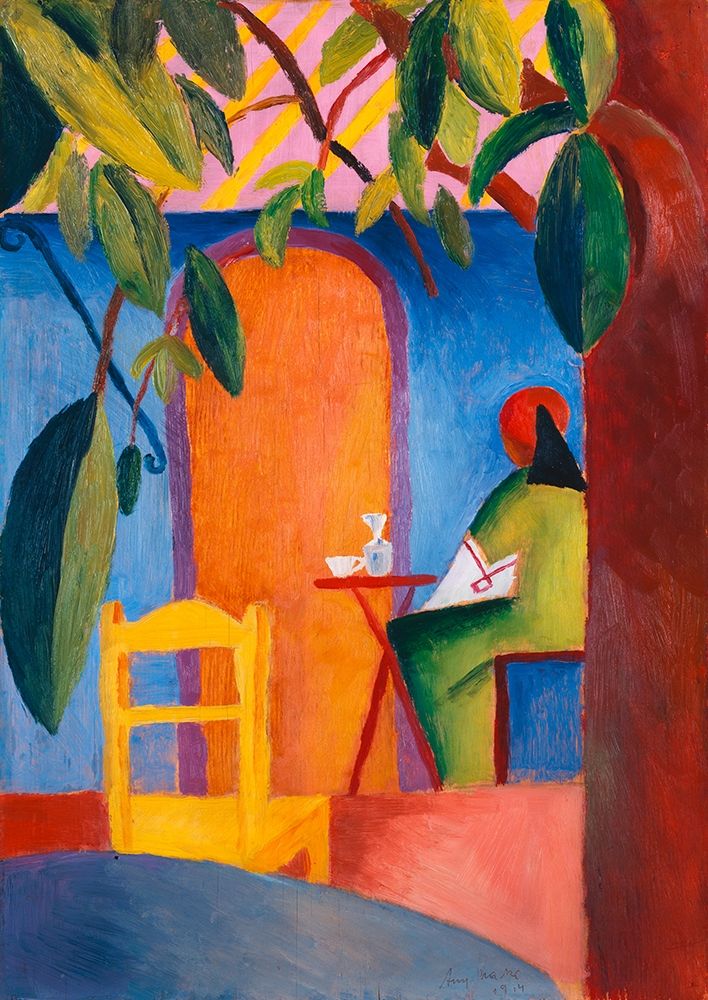 Wall Art Painting id:429052, Name: Turkish Cafe, Artist: Macke, August