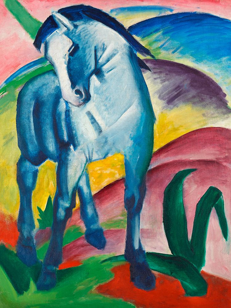 Wall Art Painting id:490778, Name: Blue Horse I, Artist: Marc, Franz