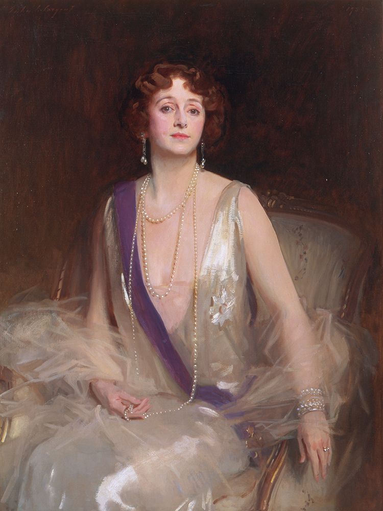 Wall Art Painting id:536965, Name: Grace Elvina, Marchioness Curzon of Kedleston, Artist: Singer Sargent, John