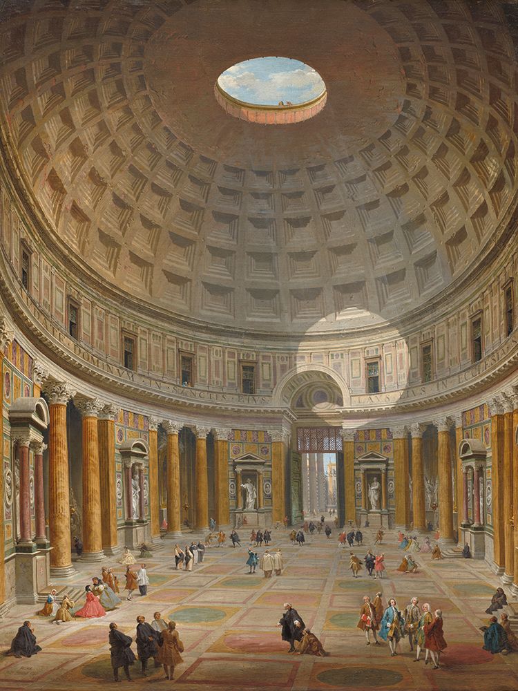Art Print: Interior of the Pantheon, Rome