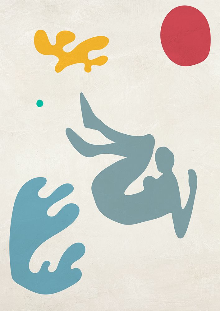 Wall art: Playing in the Waves II, by Atelier Deco