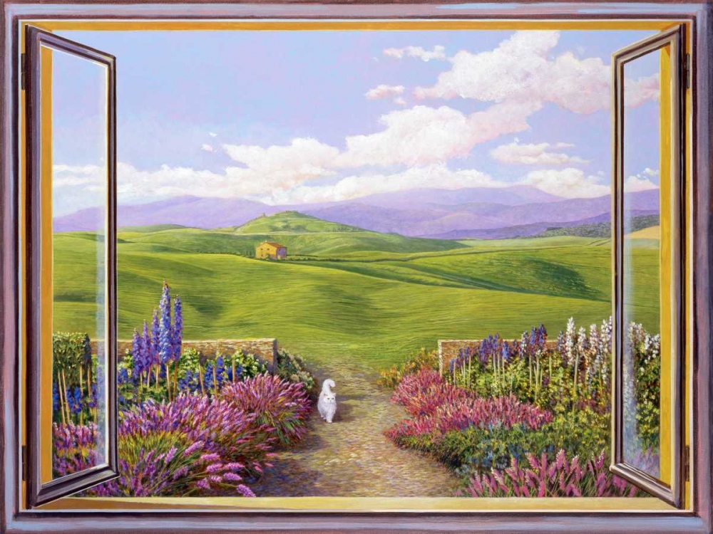Wall Art Painting id:44107, Name: Paesaggio toscano, Artist: Del Missier, Andrea