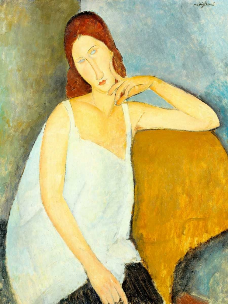 Wall Art Painting id:162872, Name: Jeanne He´buterne, Artist: Modigliani, Amedeo