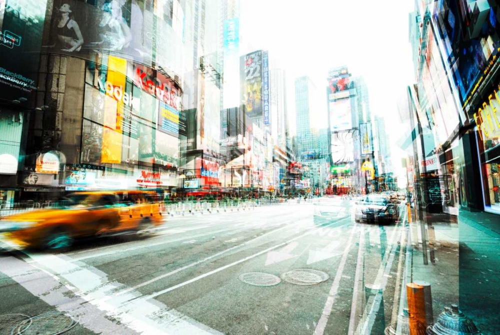 Wall art: Times Square Multiexposure II, by Berry, Peter 