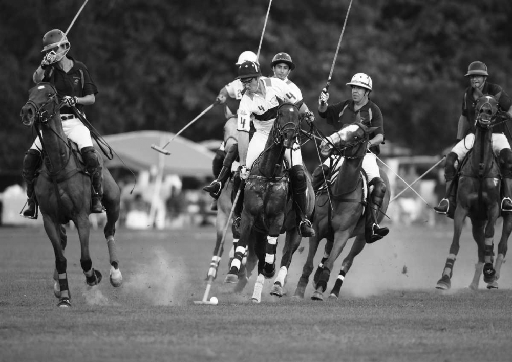 Art Print: Polo players, New York