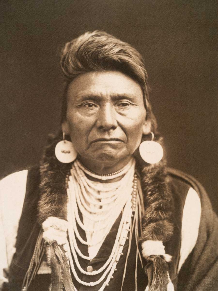 Wall Art Painting id:149041, Name: Chief Joseph- Nez Perce- 1900, Artist: Anonymous