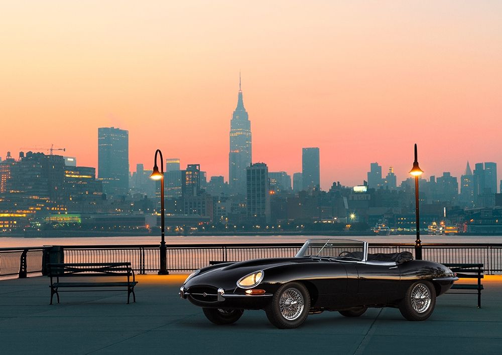 Art Print: Vintage Spyder in NYC