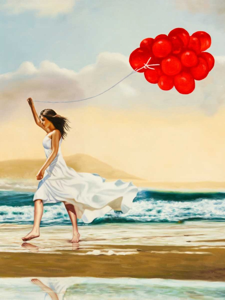 Wall Art Painting id:64971, Name: Collecting waves - detail, Artist: Benson, Pierre 