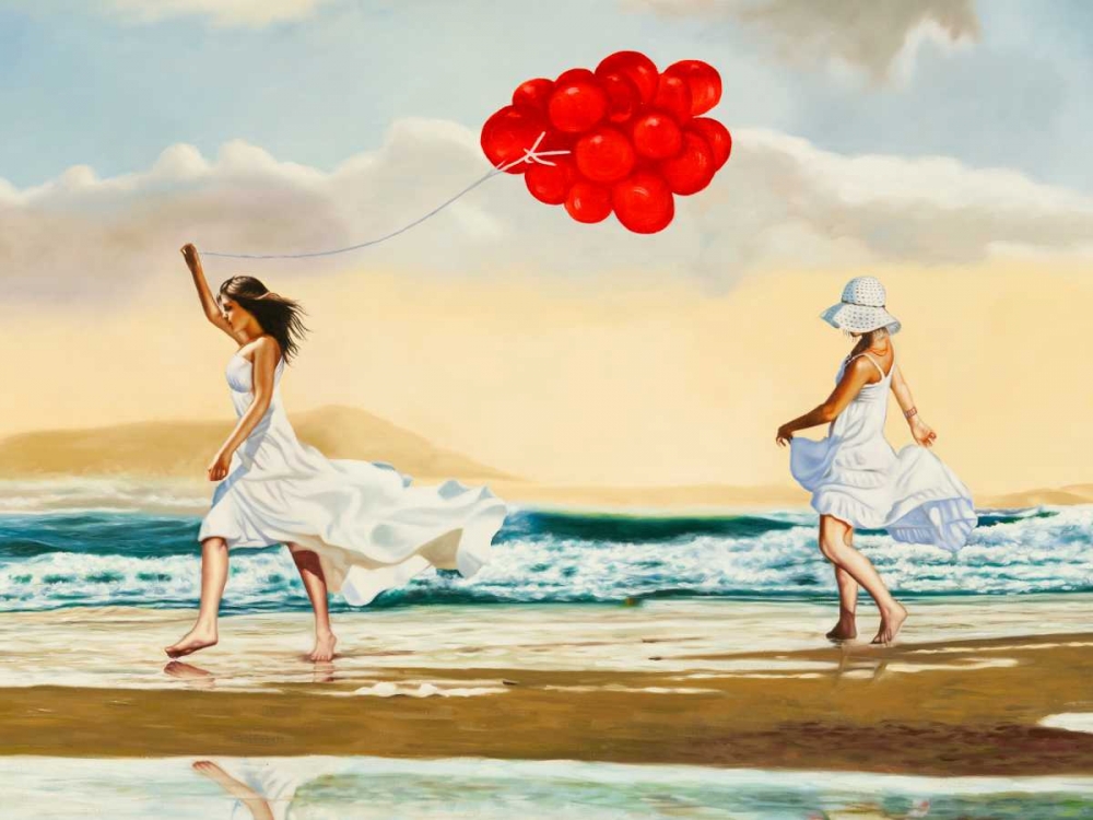 Wall Art Painting id:64975, Name: Collecting waves - detail, Artist: Benson, Pierre 