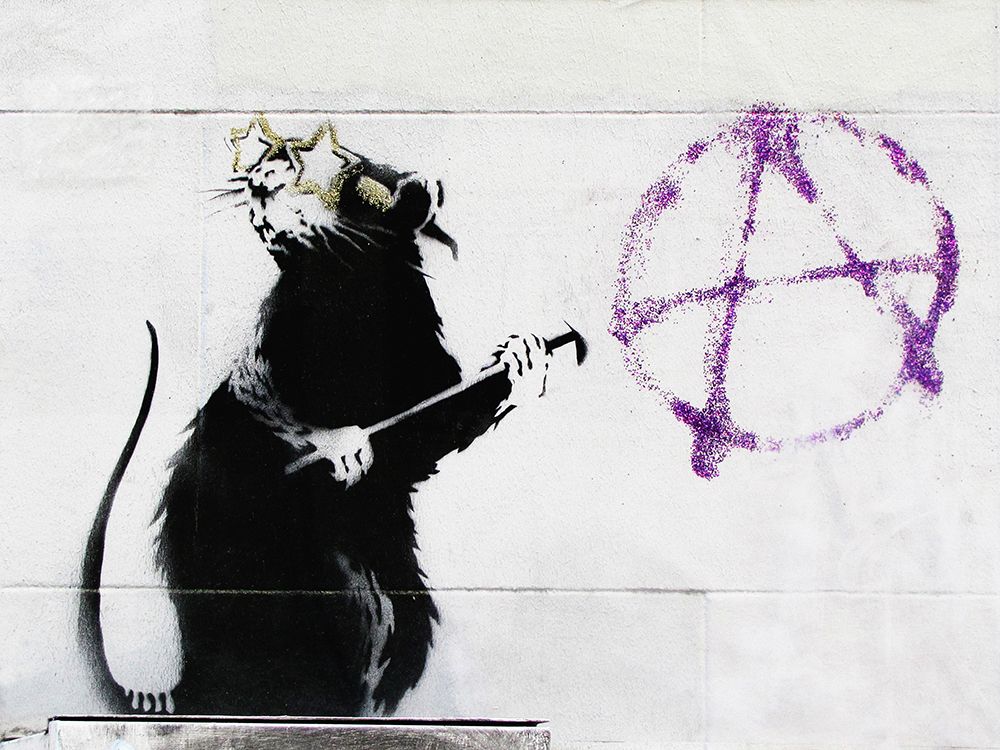 Wall Art Painting id:536985, Name: 177 Fern Street, San Francisco, Artist: Anonymous (attributed to Banksy)