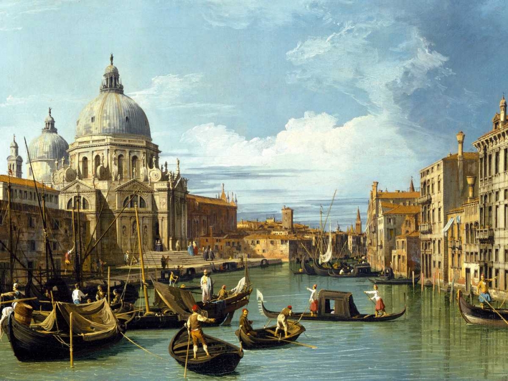 Art Print: The Entrance to the Grand Canal Venice