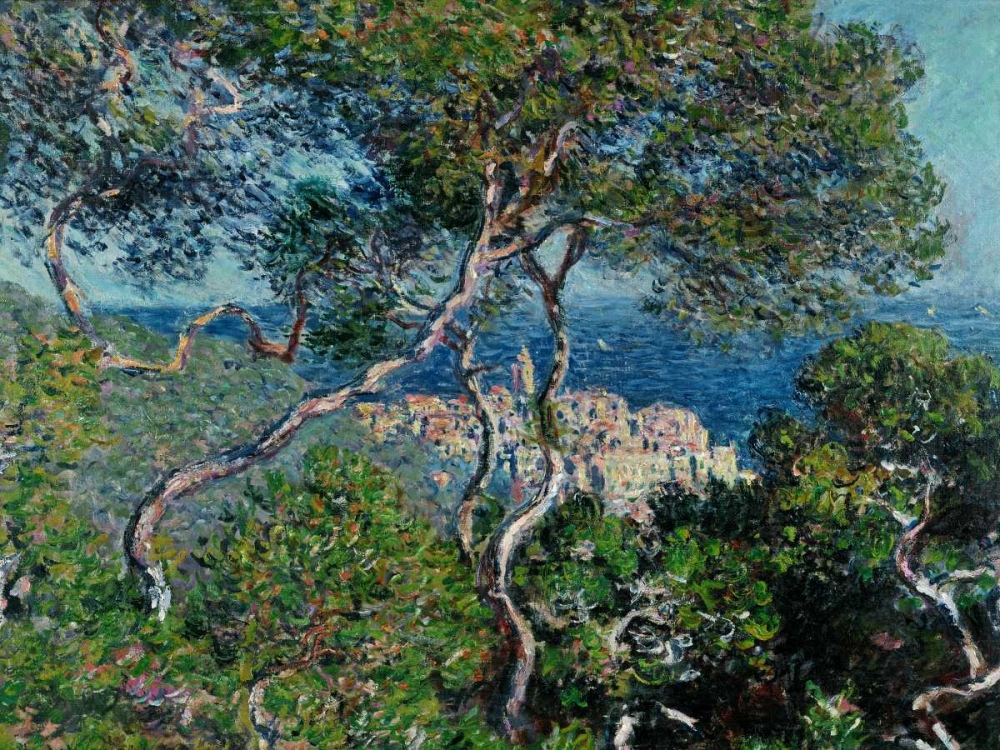 Wall Art Painting id:78221, Name: View of Bordighera,Italy, Artist: Monet, Claude