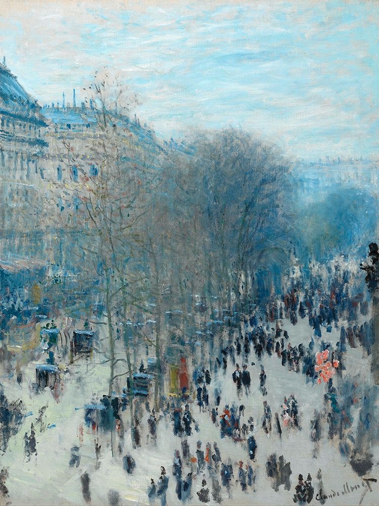 Wall art: Boulevard des Capucines, by Monet, Claude