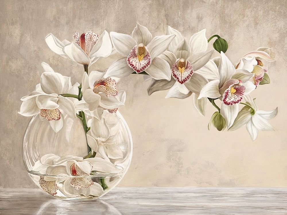 Wall Art Painting id:218522, Name: Orchid Vase, Artist: Dellal, Remy