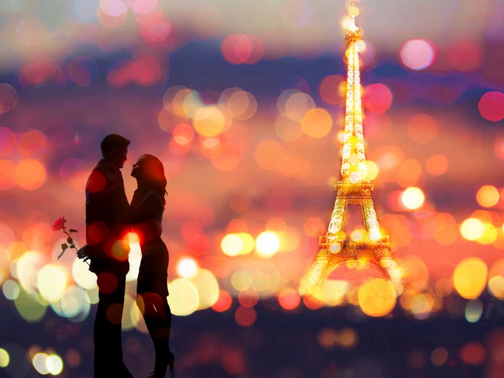 Art Print: A Date in Paris