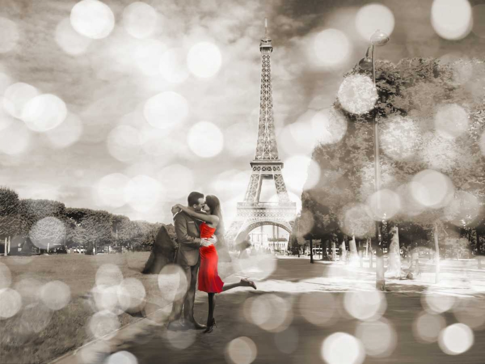 Art Print: Boulevard of Trees  (BW)