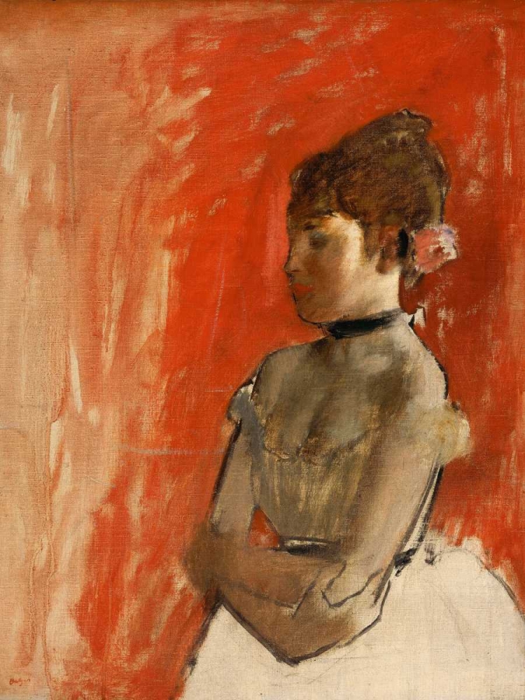 Wall Art Painting id:43975, Name: Ballet Dancer with arms crossed, Artist: Degas, Edgar