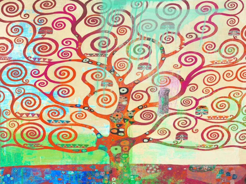 Art Print: Klimts Tree 2.0