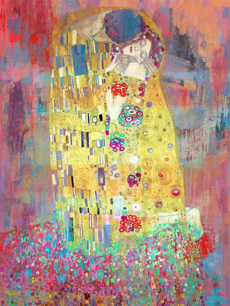 Art Print: Klimts Kiss 2.0