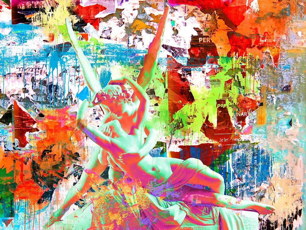 Wall Art Painting id:281018, Name: Cupid and Psyche, Artist: Chestier, Eric