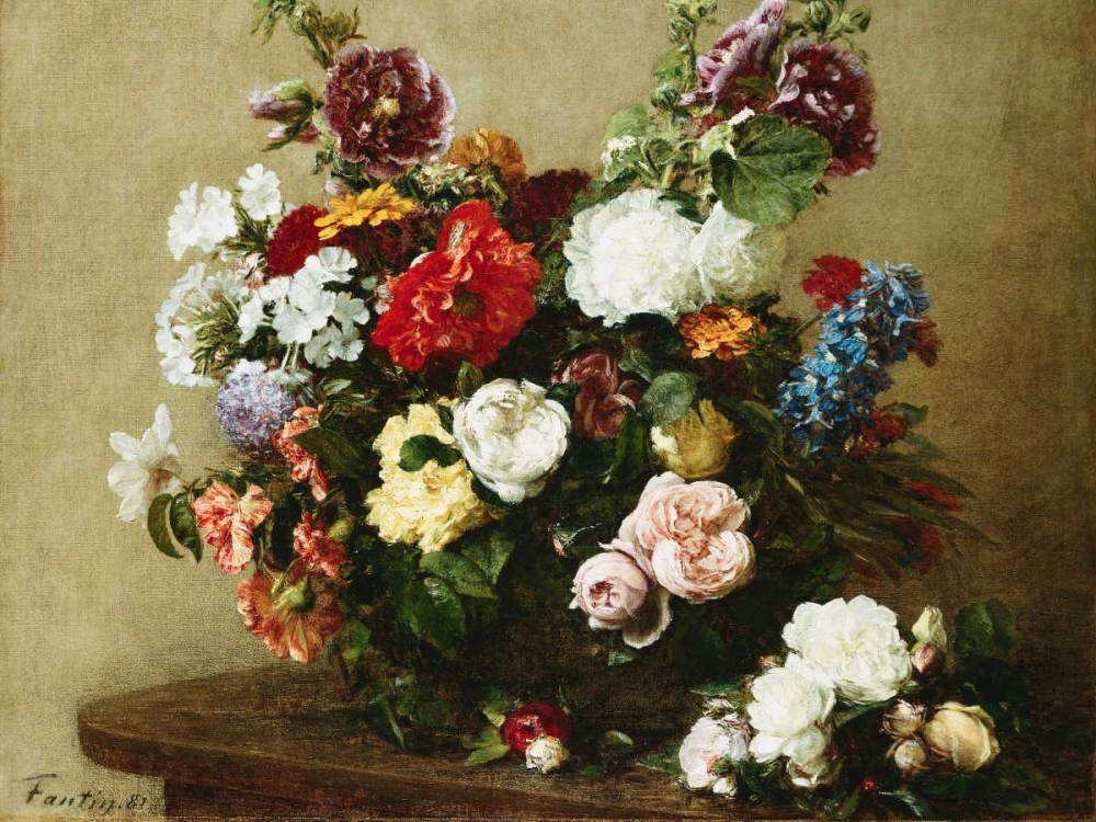 Art Print: Bouquet of Various Flowers
