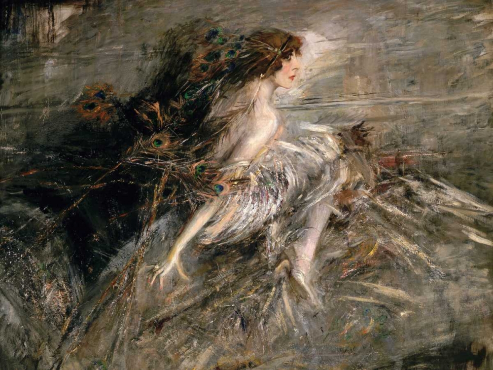 Wall Art Painting id:43967, Name: The Marchesa Luisa Casati, Artist: Boldini, Giovanni