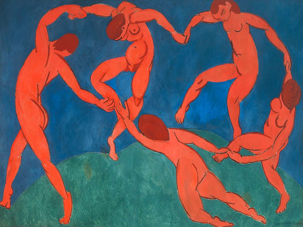 Wall Art Painting id:727069, Name: La Danse, Artist: Matisse, Henri