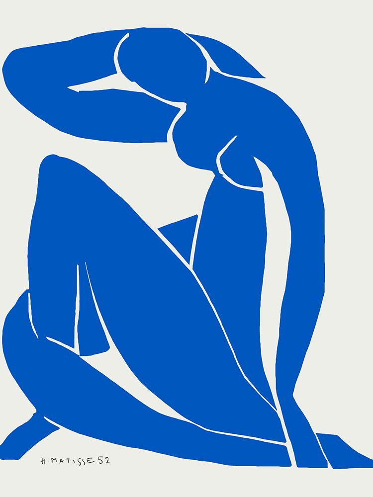 Wall Art Painting id:727072, Name: Nu Bleu II, Artist: Matisse, Henri
