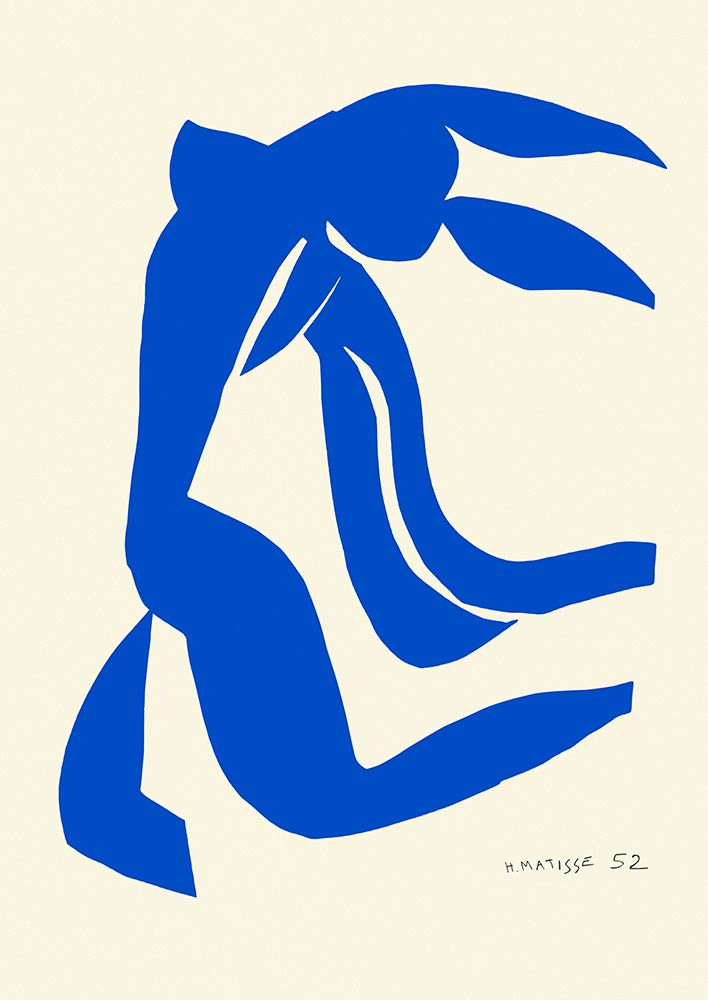 Wall Art Painting id:727074, Name: Nu Bleu VII, Artist: Matisse, Henri