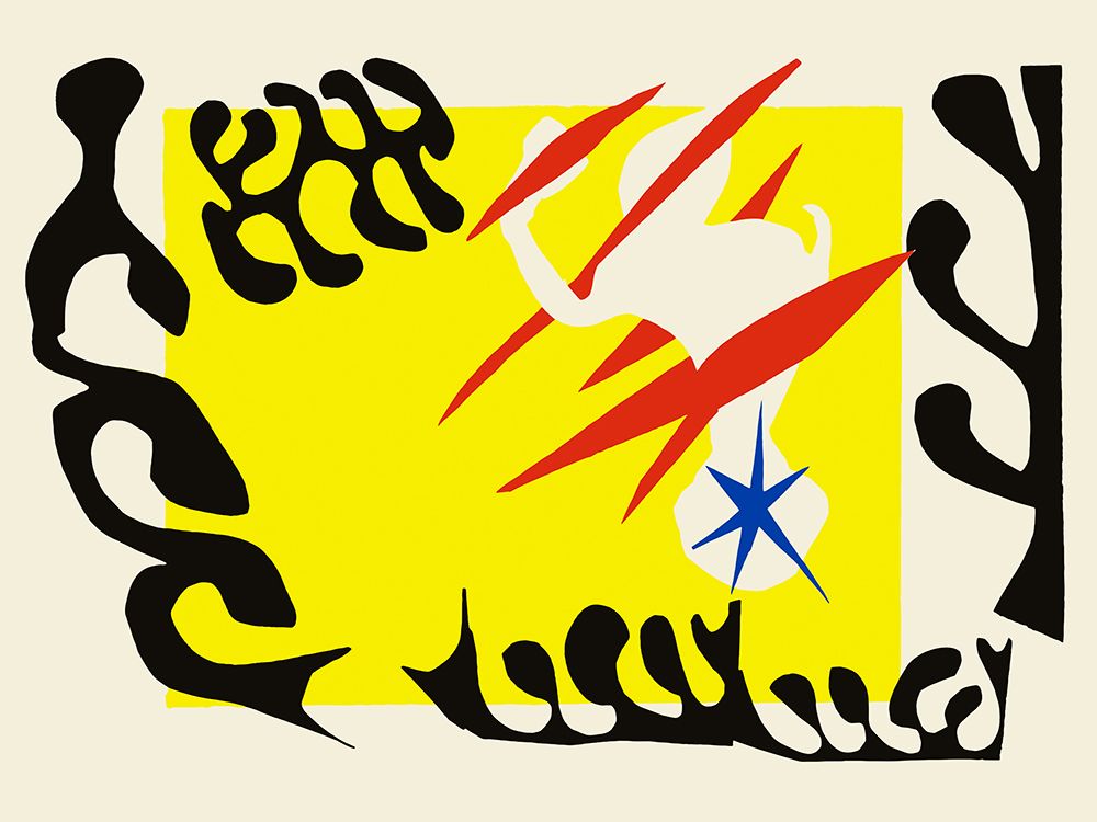 Wall Art Painting id:727081, Name: Jazz, The Nightmare of the White Elephant, Artist: Matisse, Henri