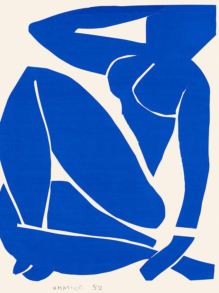 Wall Art Painting id:751515, Name: Nu Bleu III, 1952, Artist: Matisse, Henri